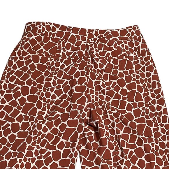 Ann Taylor Giraffe Wide Leg Pants Size 8 - Picture 2 of 10